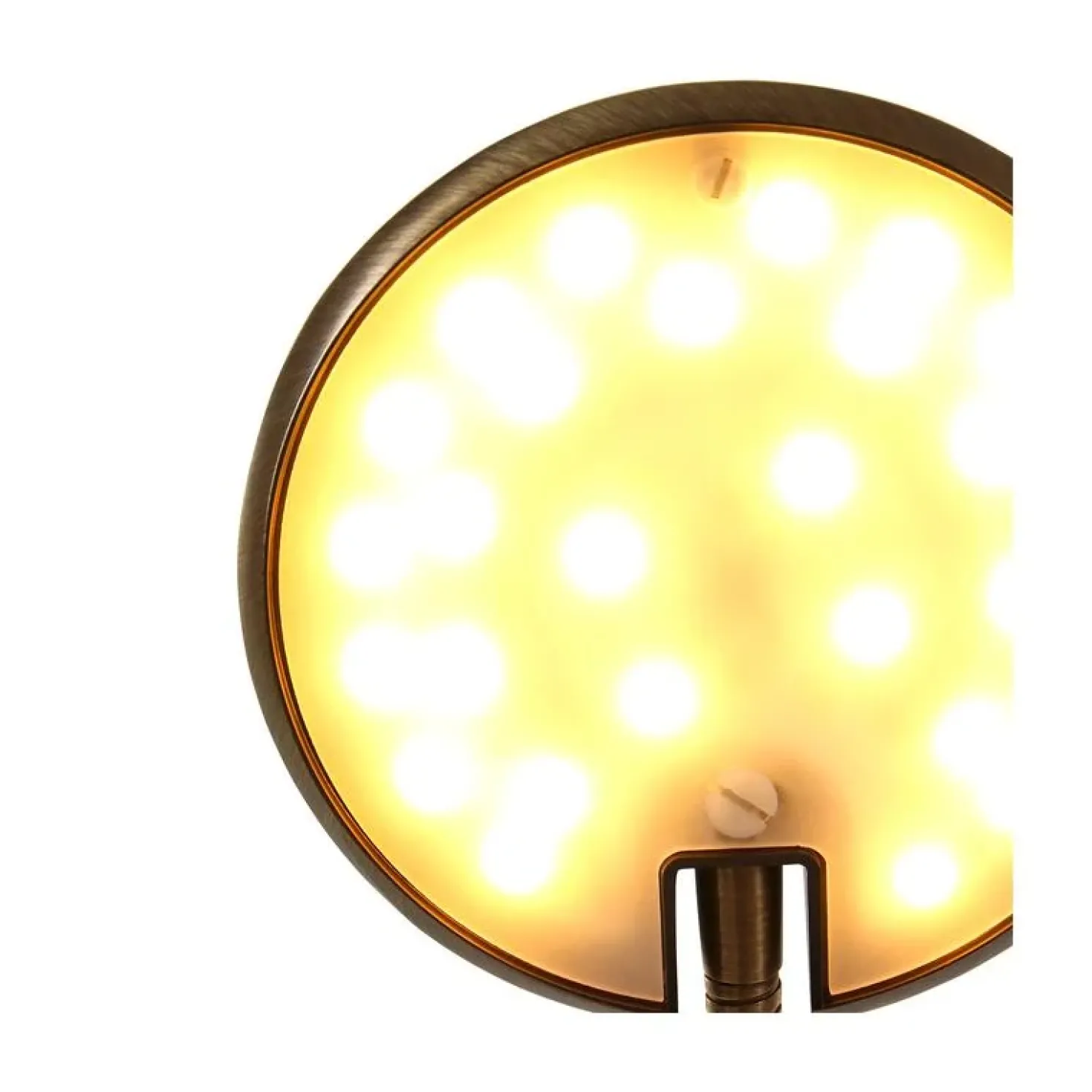 Coraline 1-lichts Bureaulamp Brons