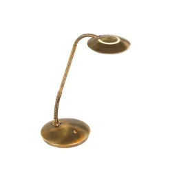 Coraline 1-lichts Bureaulamp Brons
