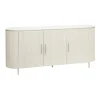 Corbetta dressoir 3 deurs wit/grijs met betonlook finish 180cm (SHOWROOMMODEL)