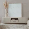 Corbetta TV meubel wit/grijs mdf met betonlook finish 185cm
