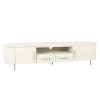 Corbetta TV meubel wit/grijs mdf met betonlook finish 200cm