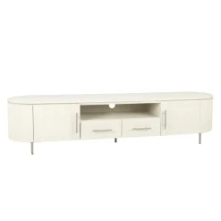 Corbetta TV meubel wit/grijs mdf met betonlook finish 200cm