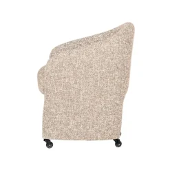 Cordo Eetkamerstoel Met wielen Naturel