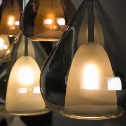 Corrado 5-lichts Hanglamp Meerkleurig