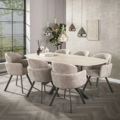 Corrado 5-lichts Hanglamp Meerkleurig