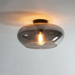 Cortana 1-lichts Plafondlamp Smoke