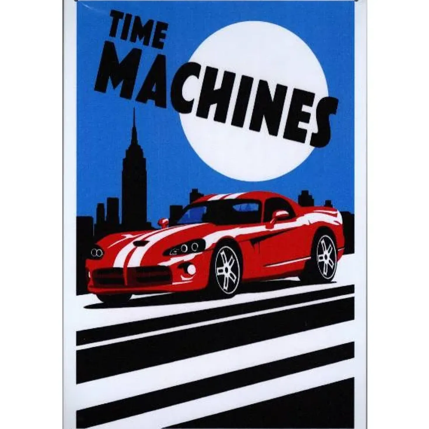 Corvette Time Machines - metalen bord