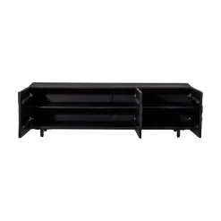 Counter Tv meubel mangohout zwart 160cm