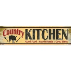 Country Kitchen - metalen bord