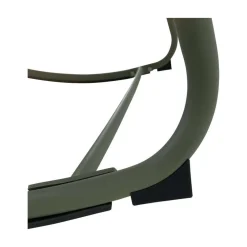 Cozy Schommelstoel aluminium beige