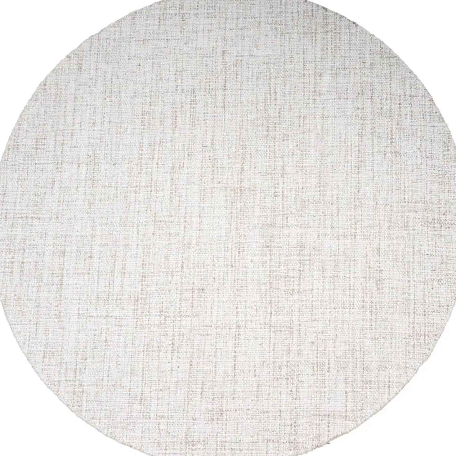 Cross vloerkleed Licht Beige Rond 200x200cm