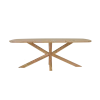 Crotone Eettafel deens ovaal Acaciahout 240 cm