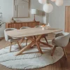 Crotone Eettafel deens ovaal Acaciahout 180 cm