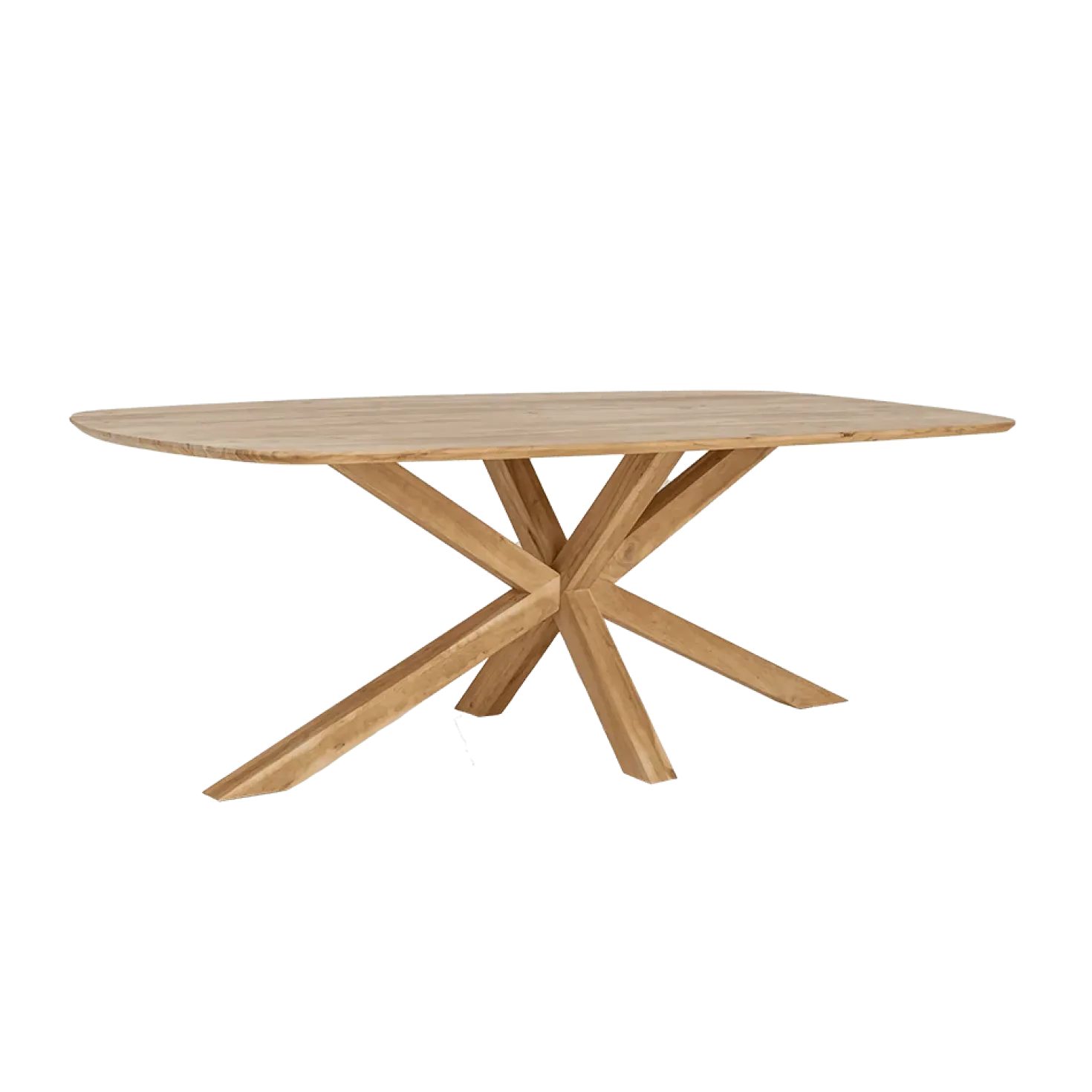 Crotone Eettafel deens ovaal Acaciahout 180 cm