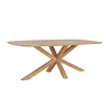 Crotone Eettafel deens ovaal Acaciahout 260 cm