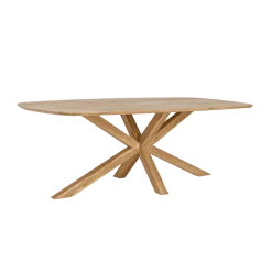 Crotone Eettafel deens ovaal Acaciahout 260 cm