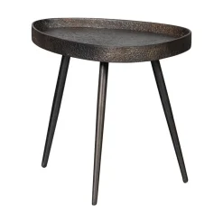 Crude Bijzettafel brons set van 2