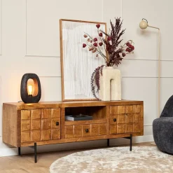 Cubical tv-meubel mangohout 150cm
