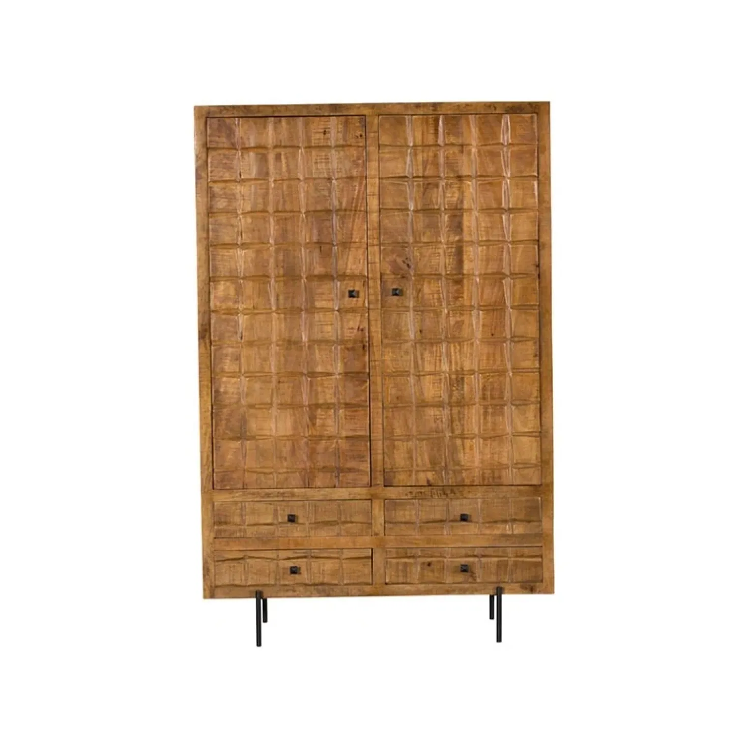 Cubical wandkast mangohout