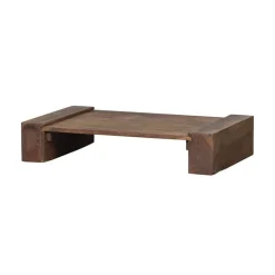 Cuno Salontafel laag mangohout donkerbruin