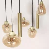 Curtis 6+3 lichts Hanglamp Amber