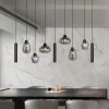 Curtis 6+3 lichts Hanglamp Smoke