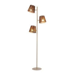 Daan 3-lichts Vloerlamp Zand