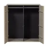 Daily Kledingkast dubbel grenen beige 100cm