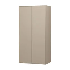 Daily Kledingkast dubbel hoog grenen beige 100cm