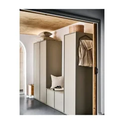 Daily Kledingkast dubbel smal grenen beige 100cm