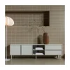 Dalia 1-lichts Vloerlamp papier wit