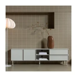 Dalia 1-lichts Vloerlamp papier wit