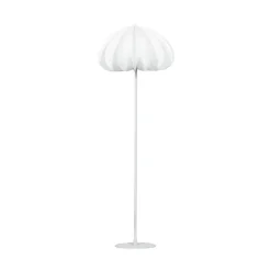 Dalia 1-lichts Vloerlamp papier wit