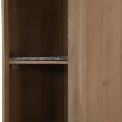 Dallas Boekenkast Naturel Mangohout 55cm