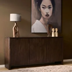 Dallas Dressoir Bruin Mangohout 165cm