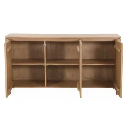 Dallas Dressoir Naturel Mangohout 165cm