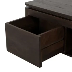 Dallas Salontafel vierkant Bruin Mangohout 80cm