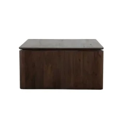 Dallas Salontafel vierkant Bruin Mangohout 80cm