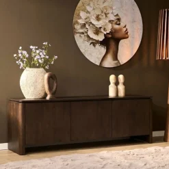Dallas Tv meubel Bruin Mangohout 165cm