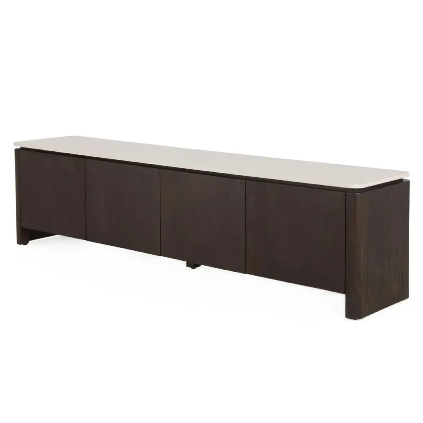 Dallas Tv meubel Bruin Mangohout 210cm