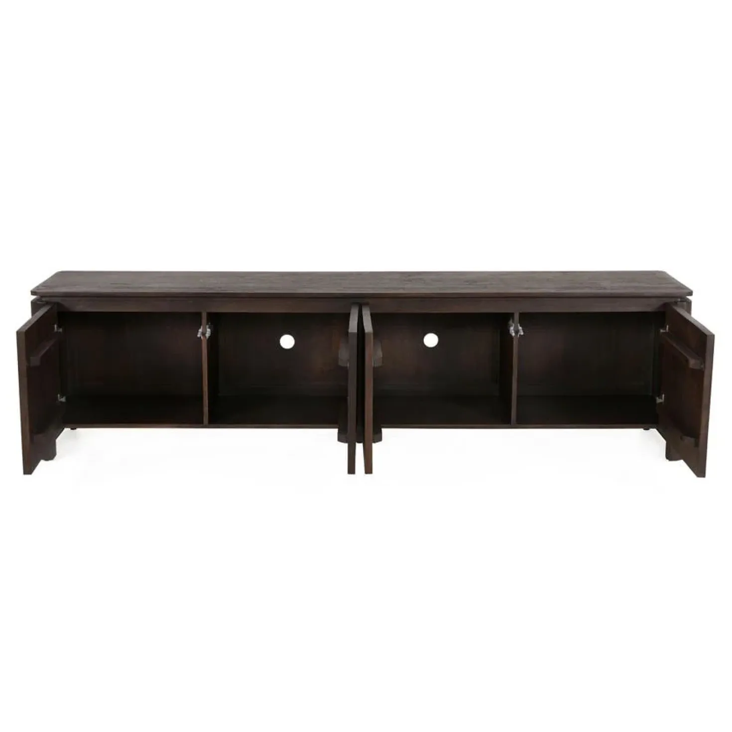 Dallas Tv meubel Bruin Mangohout 210cm