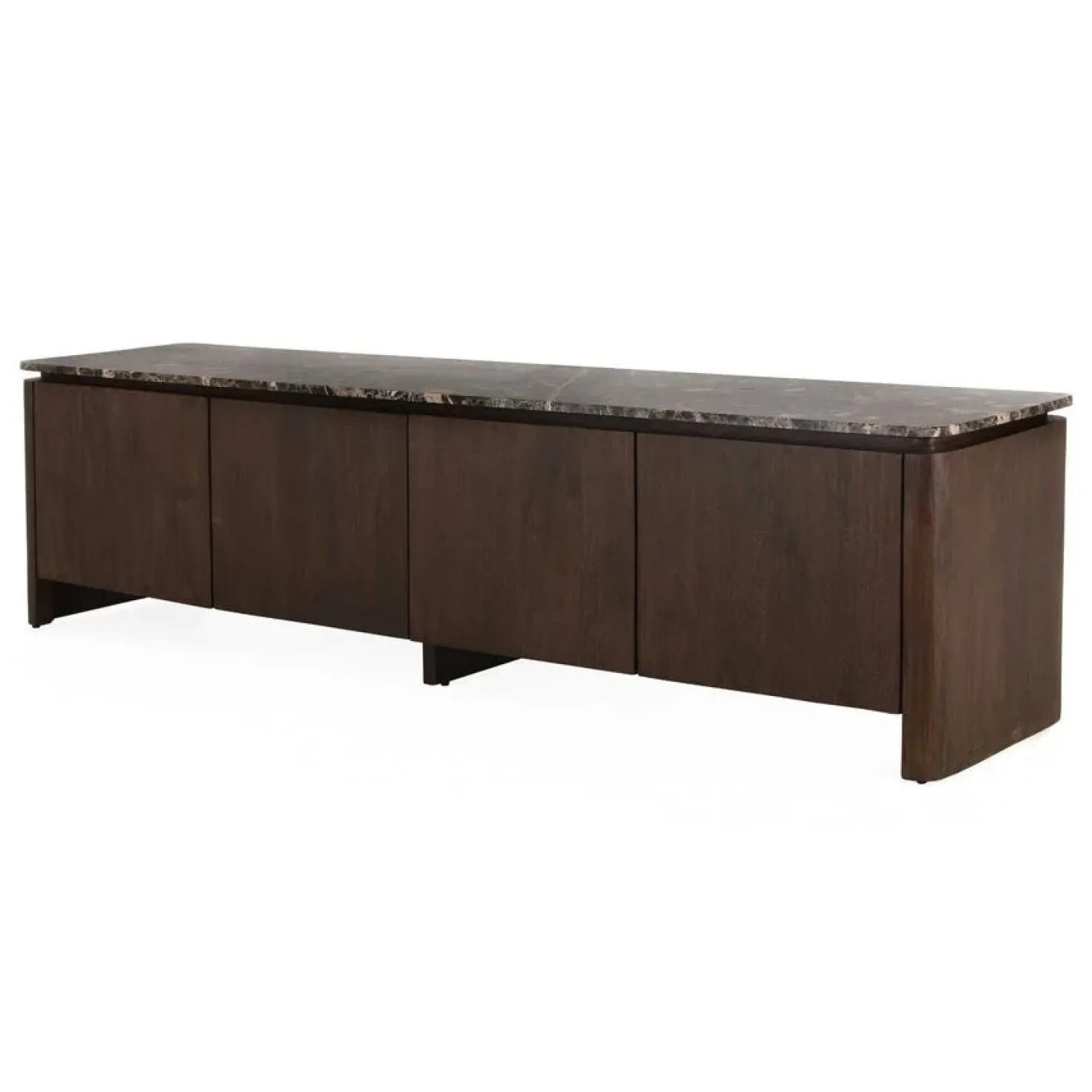 Dallas Tv meubel Bruin Mangohout 210cm
