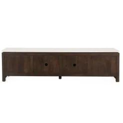 Dallas Tv meubel Bruin Mangohout 210cm