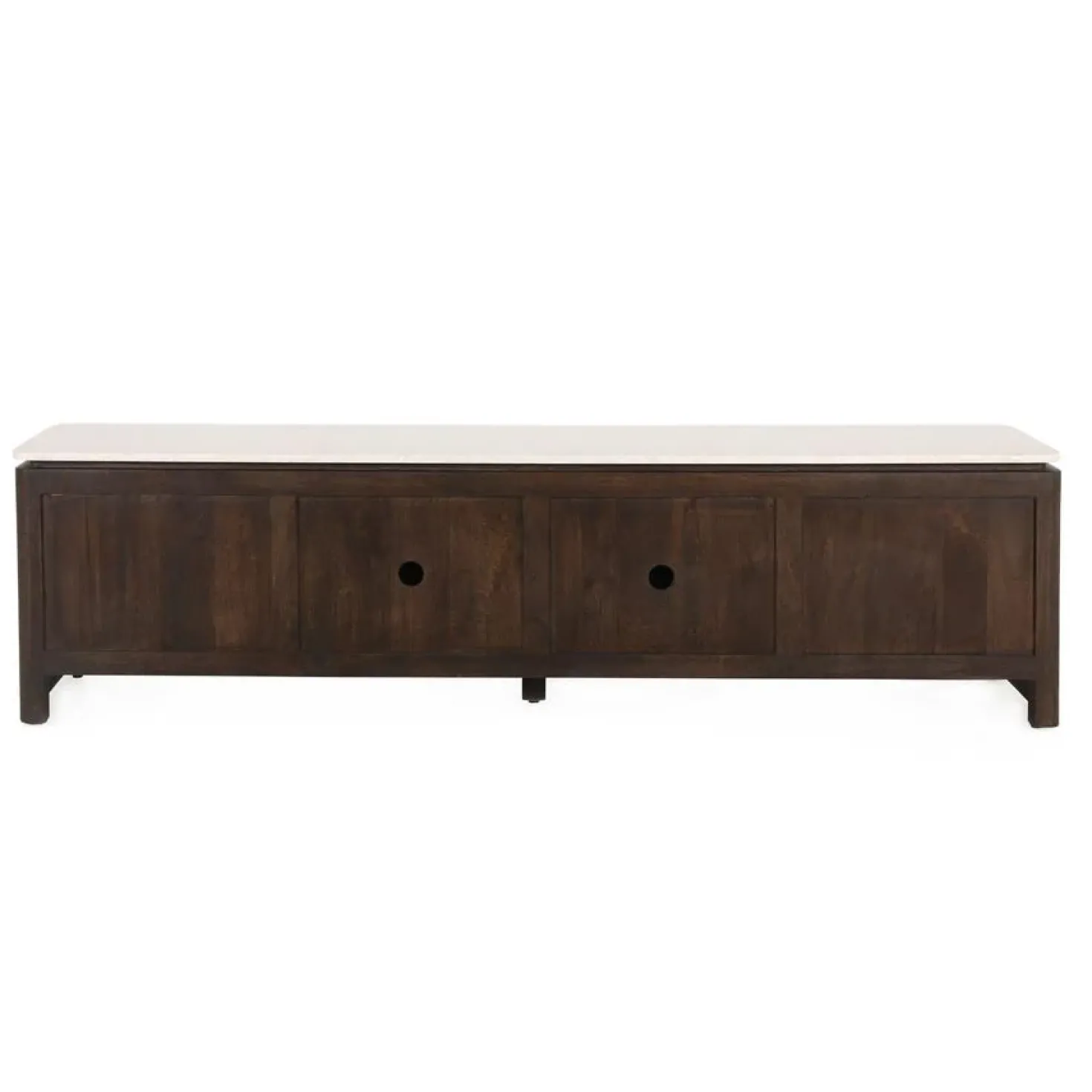 Dallas Tv meubel Bruin Mangohout 210cm