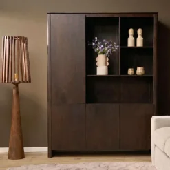 Dallas Vakkenkast XL Bruin Mangohout 160cm