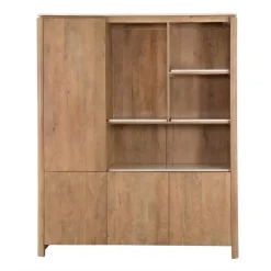Dallas Vakkenkast XL Naturel Mangohout 160cm