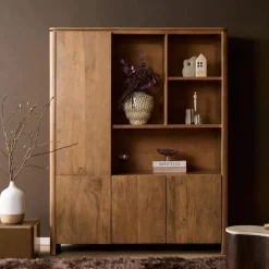 Dallas Vakkenkast XL Naturel Mangohout 160cm