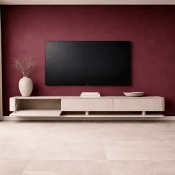 Dani Zwevend Tv meubel beige 230cm