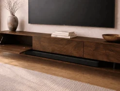 Dani Zwevend Tv meubel walnoot 230cm