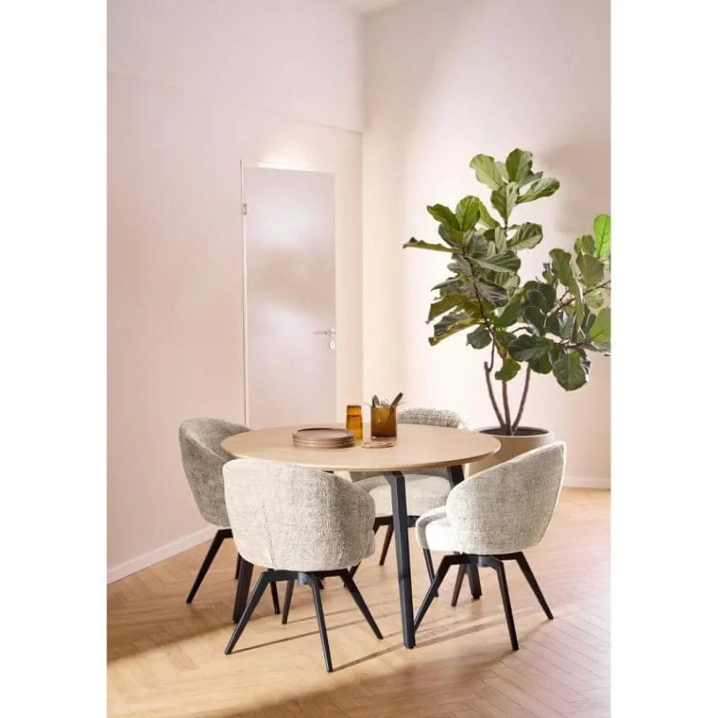 Darlene Eetkamerstoel Beige